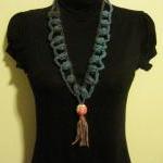 Necklace, Neck warmer, croc..