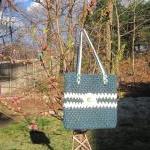 Crocheted Tote/..