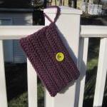 Crochet wristlet, handbag -..