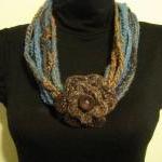 Crochet Cowl Scarf - Mosaic..