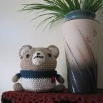 Crochet Bear Doll/Container..