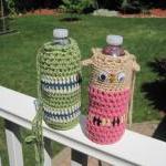Crochet Water Bottle Cozy -..